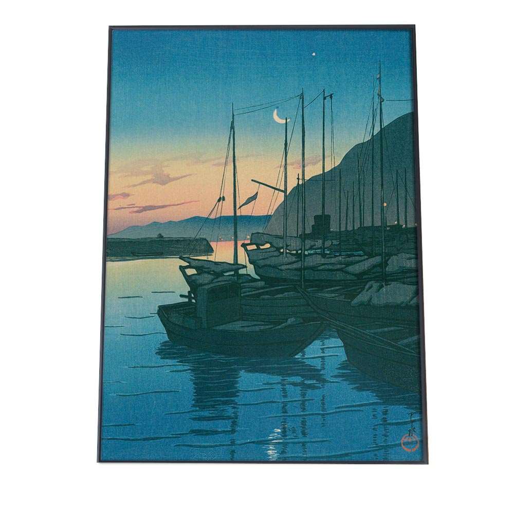 【楽天市場】川瀬巴水 かわせはすい 浮世絵 ポスター 23別府乃朝 複製 レプリカ 名画 デジタルリマスター レトロ絵画 絵師 インテリア ...