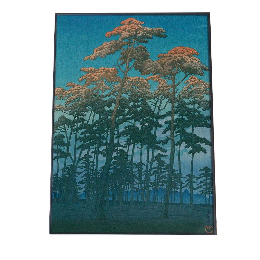 【楽天市場】川瀬巴水 かわせはすい 浮世絵 ポスター 29大宮氷川公園 複製 レプリカ 名画 デジタルリマスター レトロ絵画 絵師 インテリア ...