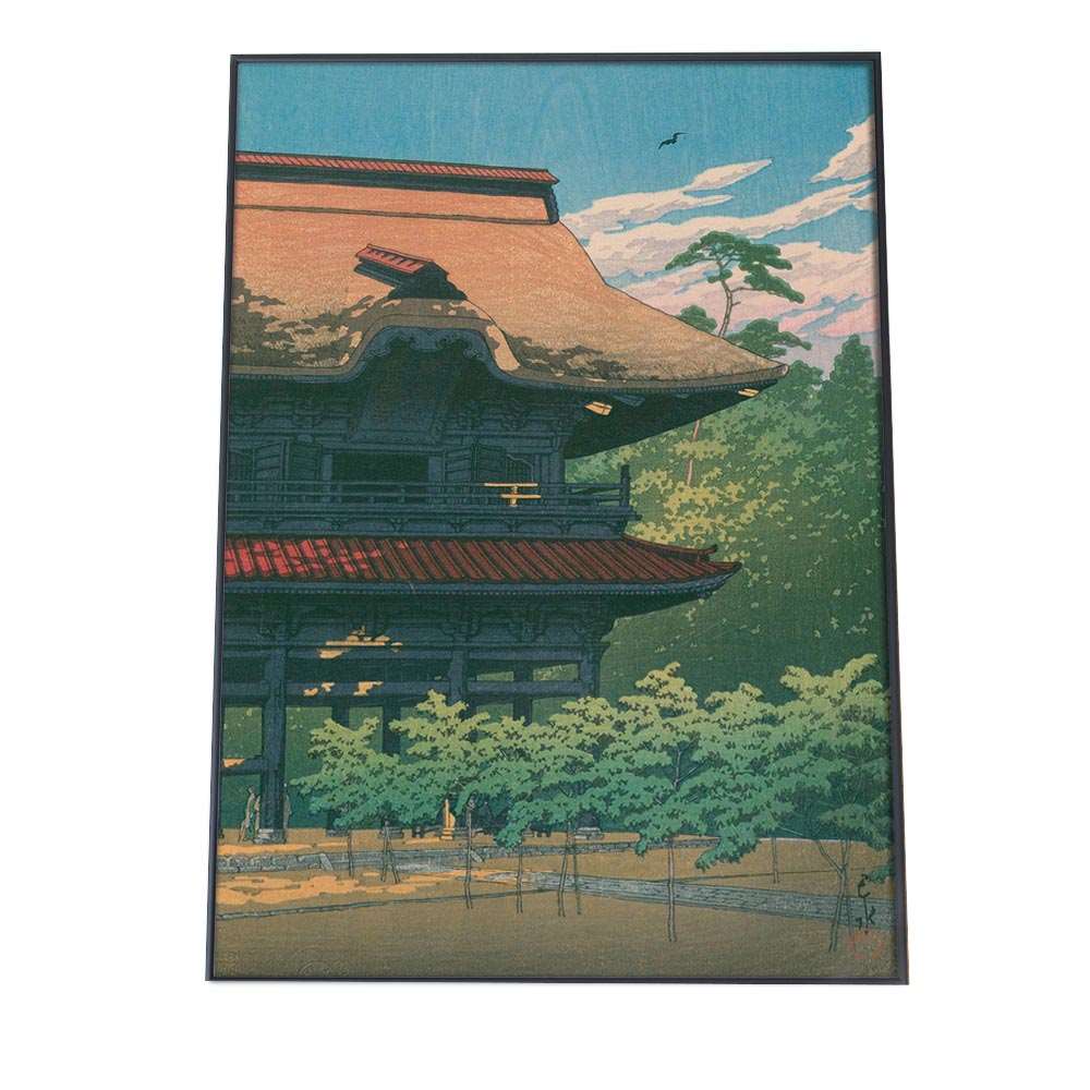 【楽天市場】川瀬巴水 かわせはすい ポスター 51鎌倉建長寺 複製 レプリカ 名画 デジタルリマスター レトロ絵画 絵師 インテリア おしゃれ ...