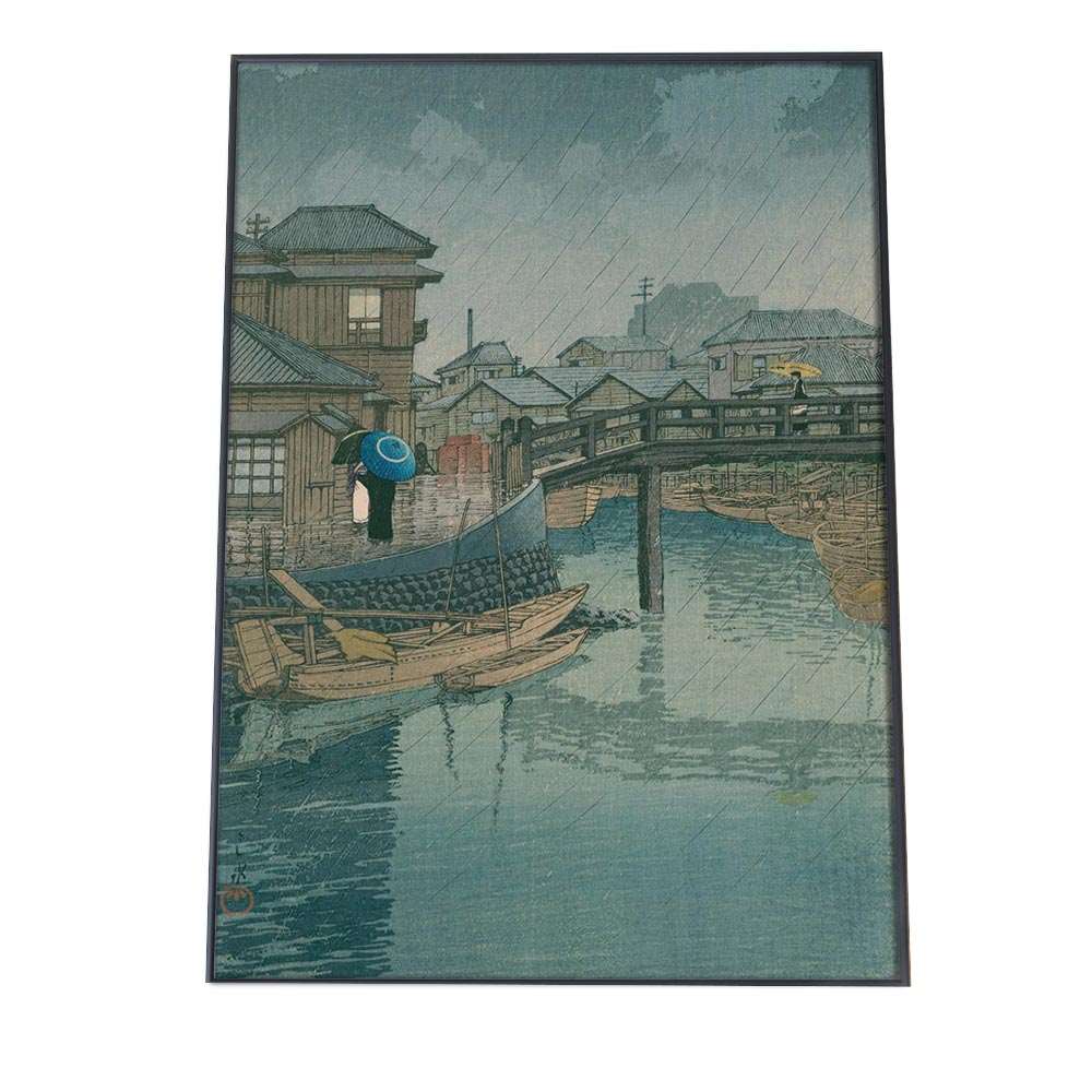 【楽天市場】川瀬巴水 かわせはすい ポスター 31品川 複製 レプリカ 名画 デジタルリマスター レトロ絵画 絵師 浮世絵 和 日本 ...