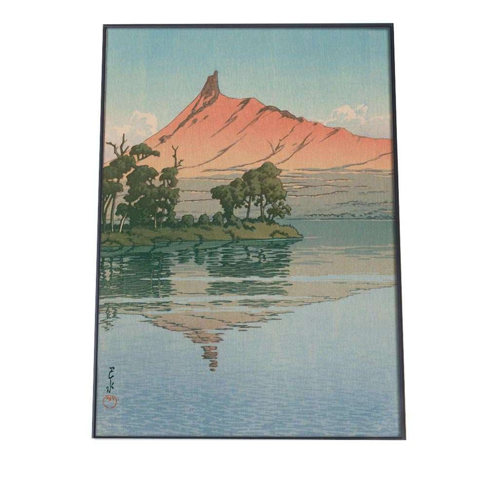 川瀬巴水 かわせはすい ポスター 59北海道大沼公園 複製 レプリカ 名画 デジタルリマスター レトロ絵画 絵師 浮世絵 和 日本 インテリア おしゃれ a0 a1 a2 a3 a4 b0 b1 b2 b3 b4 縦【bn-poster-183】