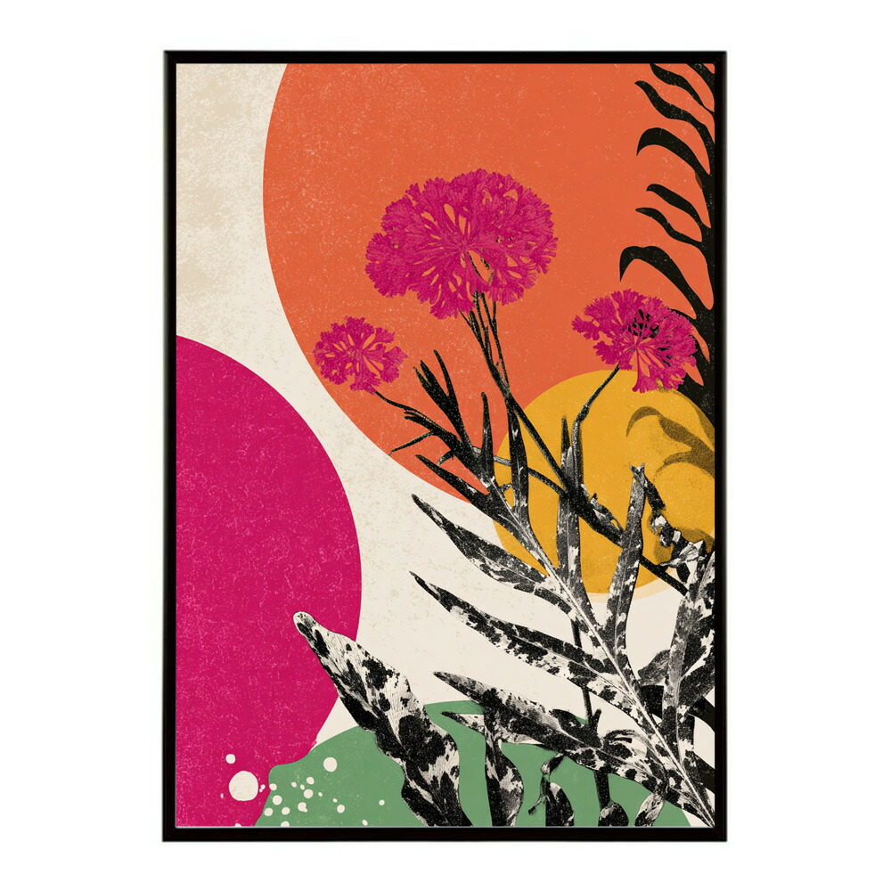 ミステリーフラワー 花 絵画 アート モダン インテリア おしゃれ プリントポスター フォト イラスト お洒落 【lm-poster-8754】