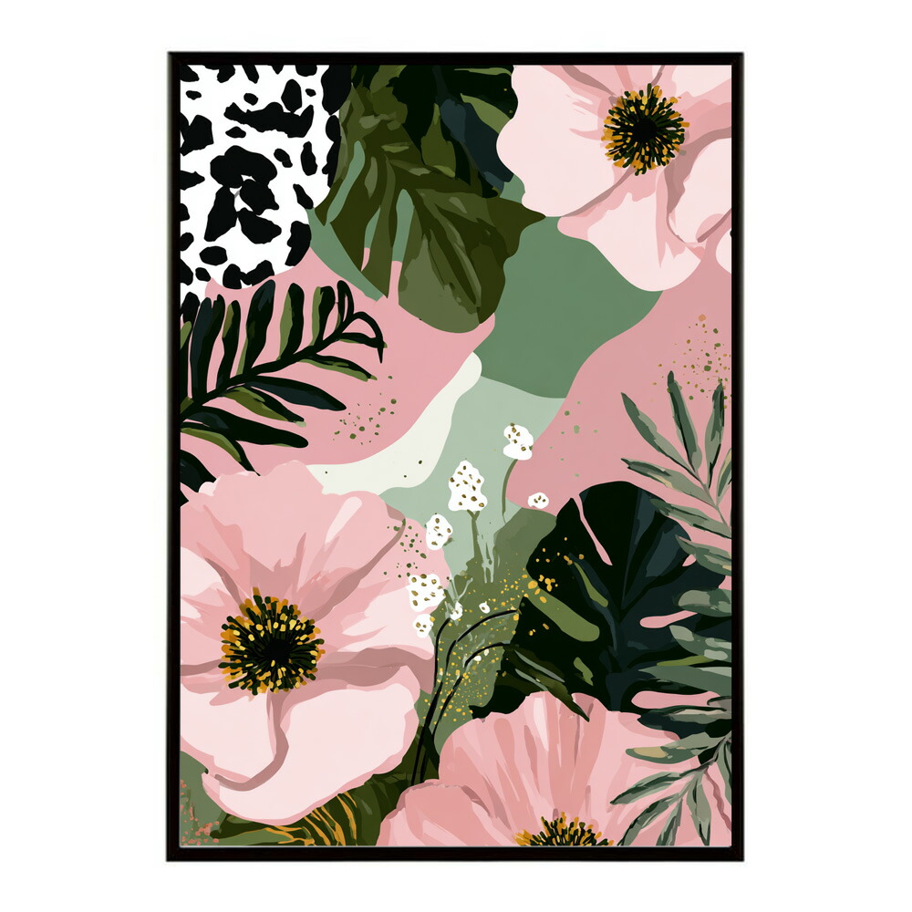 ミステリーフラワー 花 絵画 アート モダン インテリア おしゃれ プリントポスター フォト イラスト お洒落 【lm-poster-8860】