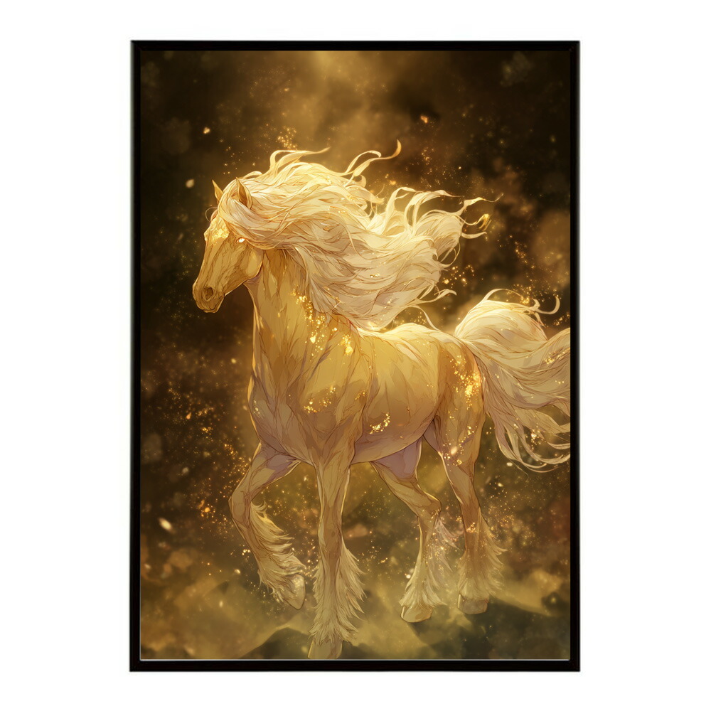 ポスター 馬 アートポスター おしゃれ 絵画 風 イラスト 日本画 浮世絵 風 インテリア 壁掛け モダン 和モダン リビング 玄関 寝室インテリア おしゃれ プリントポスター フォト イラスト お洒落 特大 大きい【km-poster-1183】 10,420円