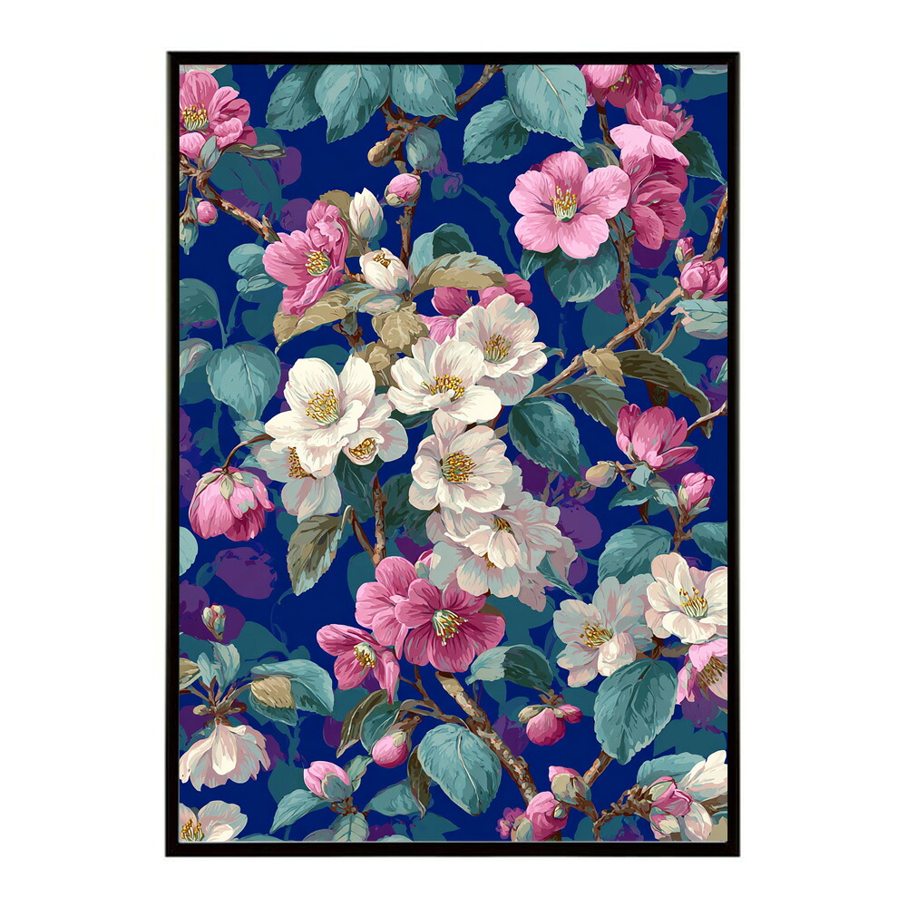 誕生花 ポスター 季節の花 冬の花 早春 フラワーアート ボタニカル 北欧 モダン ナチュラル 花のある暮らし 壁掛け ギフト 記念日 誕生日【km-poster-2078】