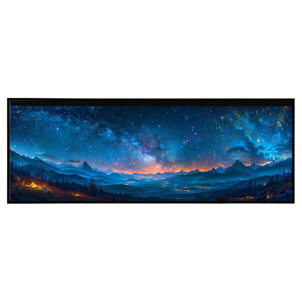 風景 景色 絵画 絵 名画 画家 油絵 水彩 景色パノラマポスター (297ｍｍ×840ｍｍ) フレーム 横長 額縁 インテリア アルミフレーム 絵画 作品 水平 アート 【pn-poster-198】