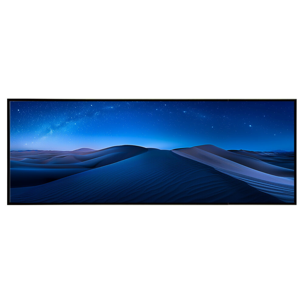 空 水平線 風景 景色 絵画 絵 名画 画家 油絵 水彩 景色パノラマポスター (297ｍｍ&times;840ｍｍ) フレーム 横長 額縁 インテリア アルミフレーム 絵画 作品 水平 アート 【pn-poster-670】｜ファッションポスターEFPI