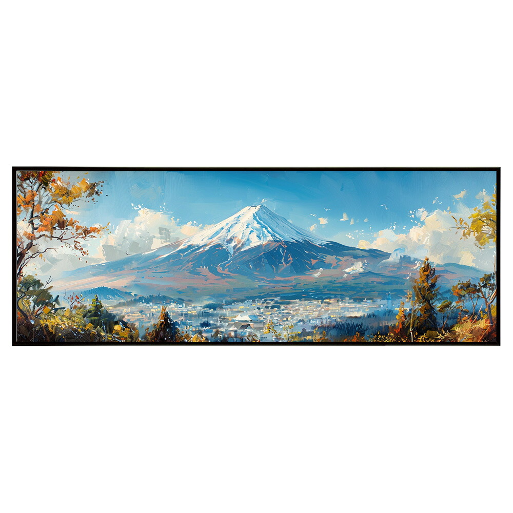 美術品・アンティーク・コレクション 絵画 富士山 富士山の絵 山景色