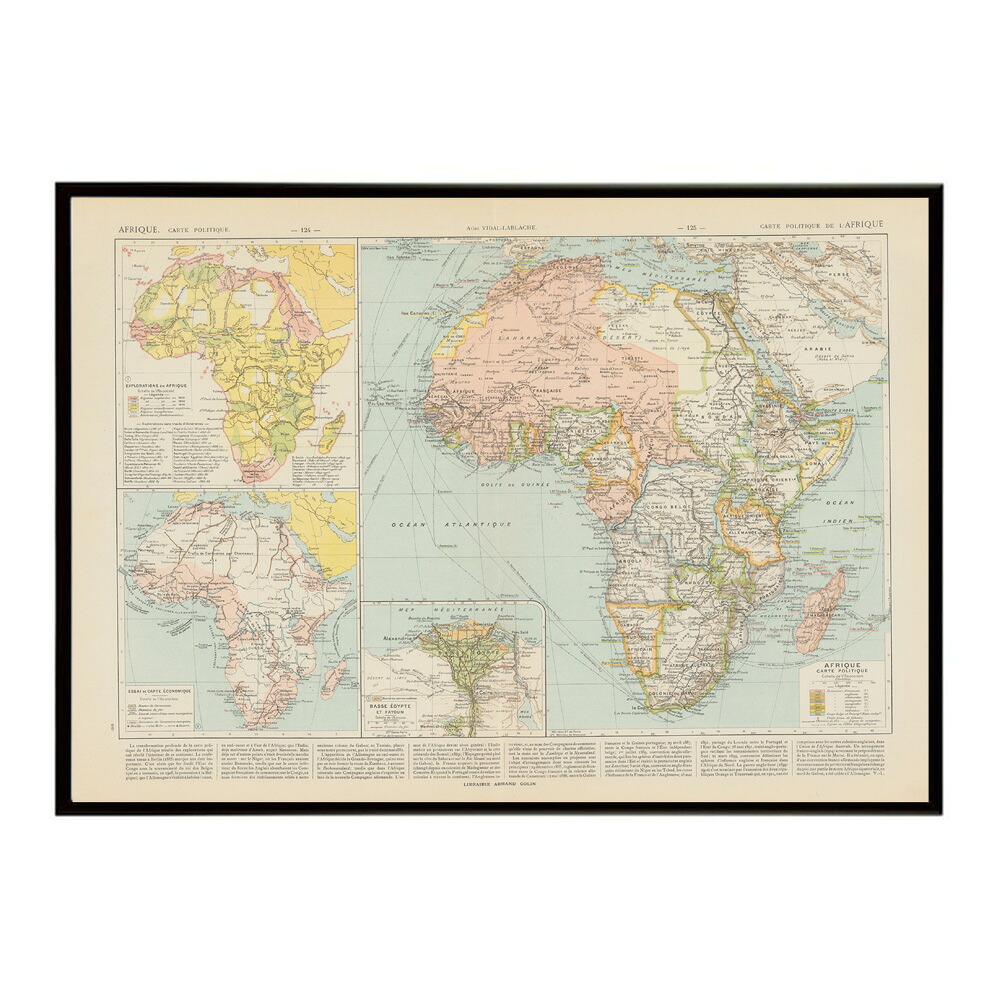 古地図 ポスター アンティーク 地図 ヴィンテージ マップ インテリア レトロ カフェ風 書斎【bn-poster-8240】