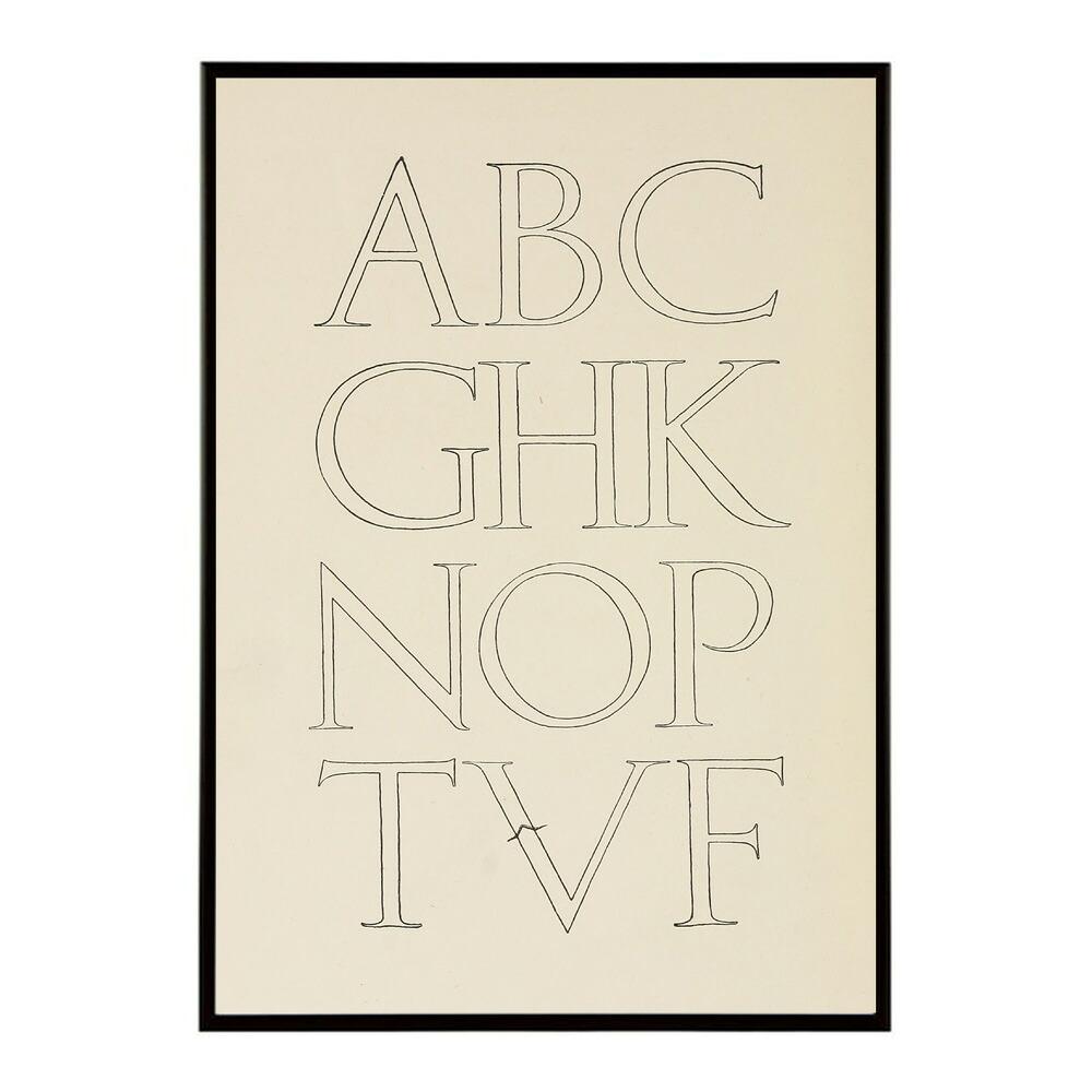 タイポグラフィー ポスター 英字 英語 文字 アート モノトーン 北欧 シンプル インテリア おしゃれ【bn-poster-8358】