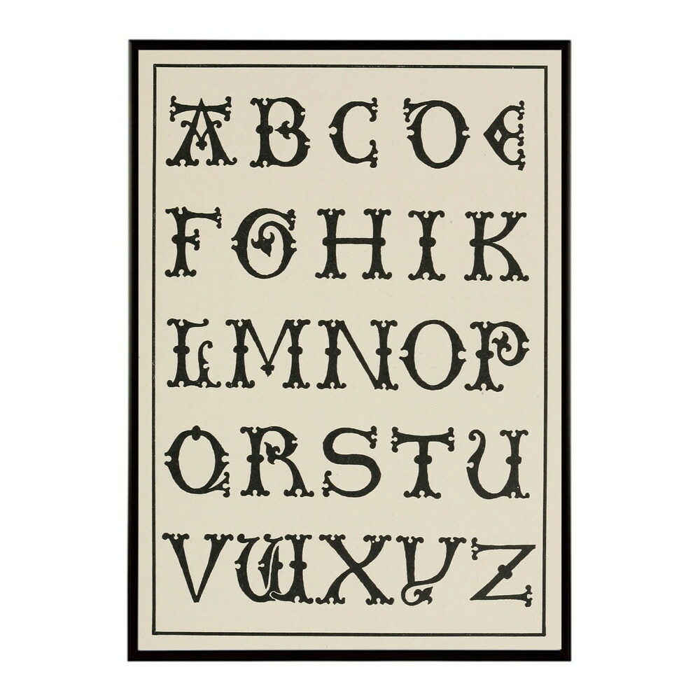 【楽天市場】タイポグラフィー ポスター 英字 英語 文字 アート モノトーン 北欧 シンプル インテリア おしゃれ【bn-poster ...