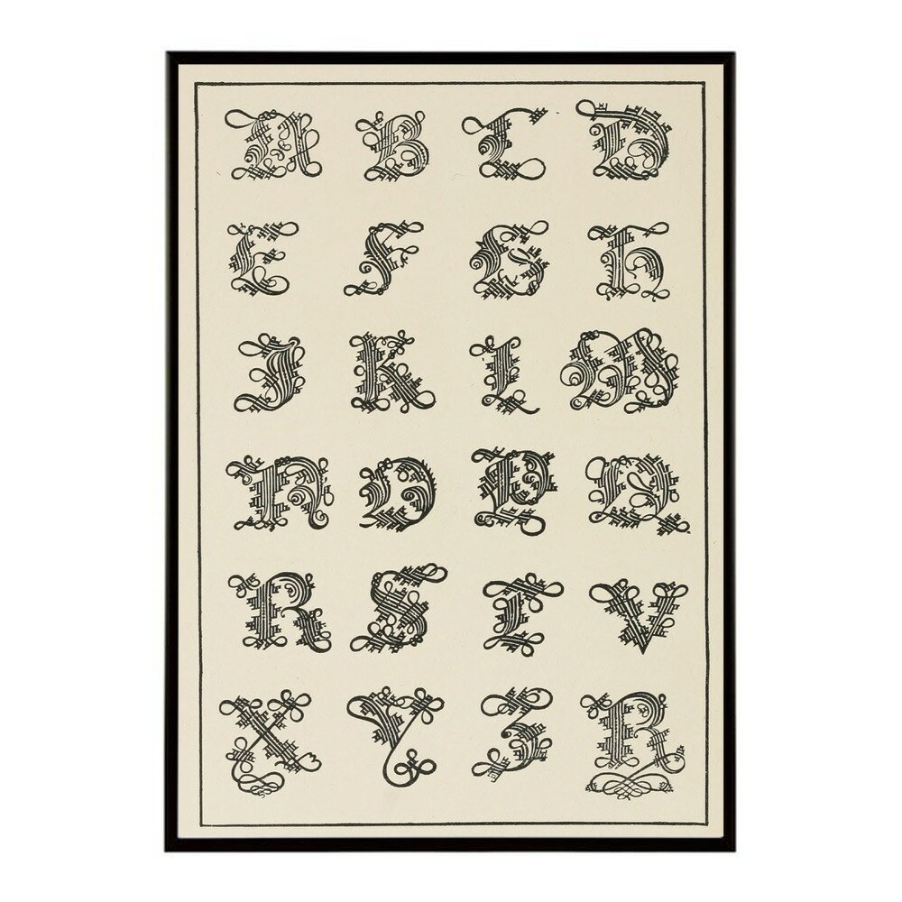 タイポグラフィー ポスター 英字 英語 文字 アート モノトーン 北欧 シンプル インテリア おしゃれ【bn-poster-8389】