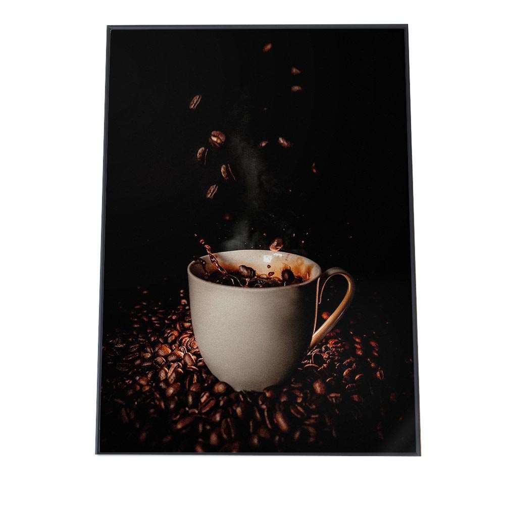 【楽天市場】カフェ コーヒー ラテ カップ ポスター 【用紙×サイズ×デザイン】 アートプリント ポスター インテリア おしゃれ ファッション