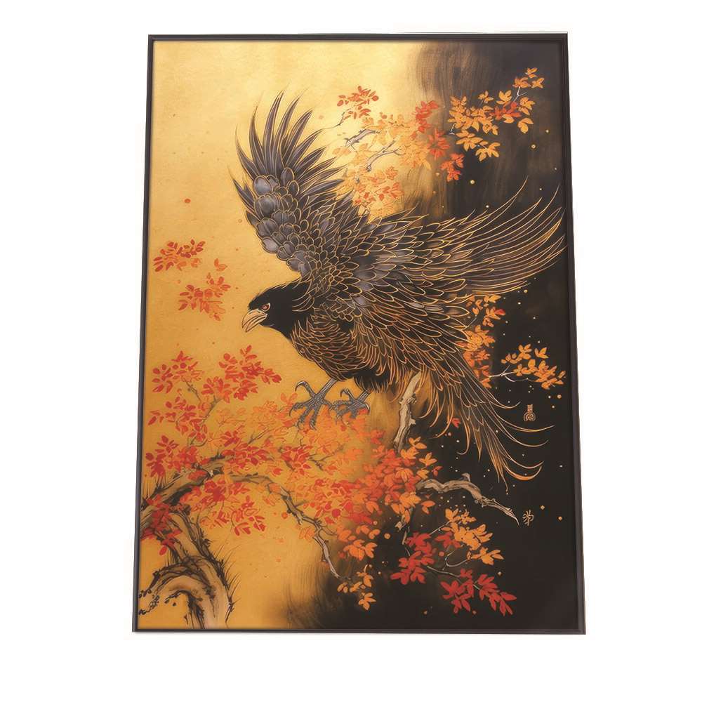 楽天市場】鷹 タカ 猛禽類 鳥 金 縁起物 福 幸 風水 開運アート