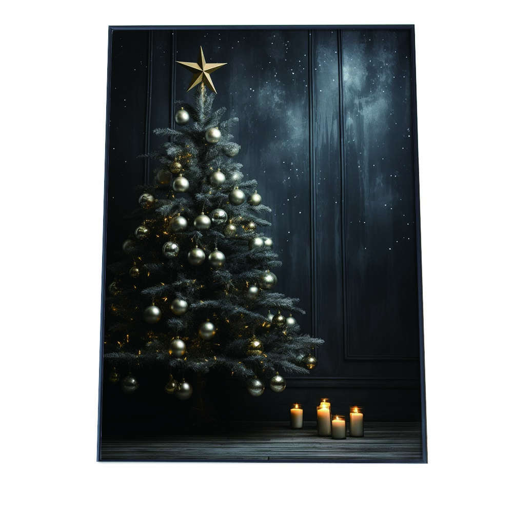クリスマスポスター Christmas ウォールアート ホリデーデコレーション 壁飾り インテリア お洒落 デザイン 冬 オーナメント ツリー【lh-poster-3059】