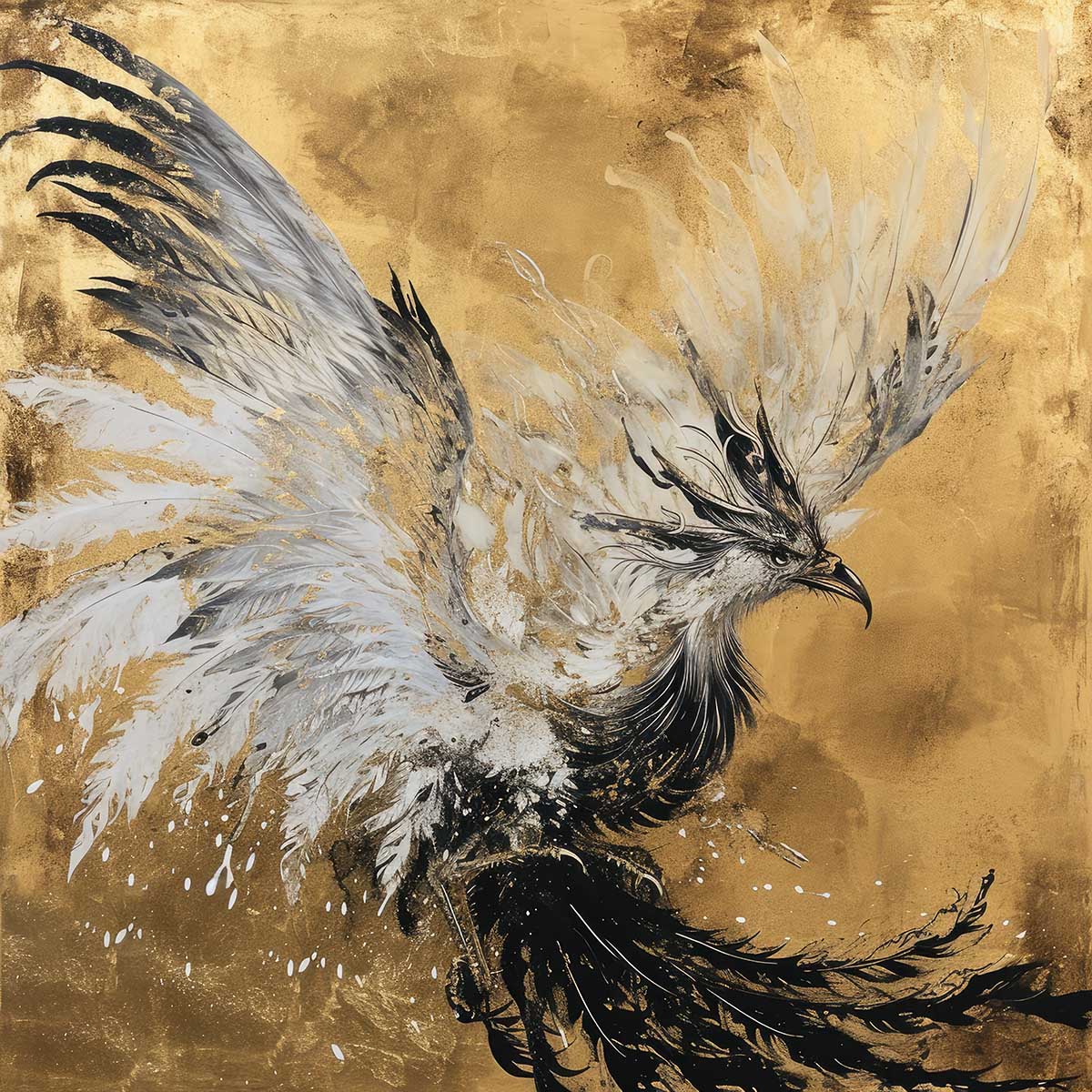 楽天市場】鳳凰 ほうおう フェニックス 開運 正方形ポスター 豪華 絵画