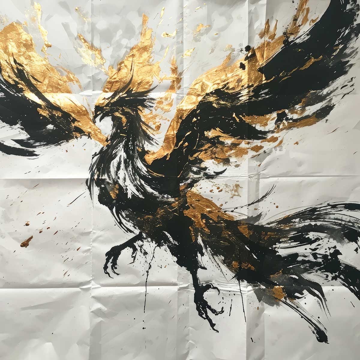 油絵  絵画 【フェニックス】 楽天市場】鳳凰 ほうおう フェニックス 開運 正方形ポスター