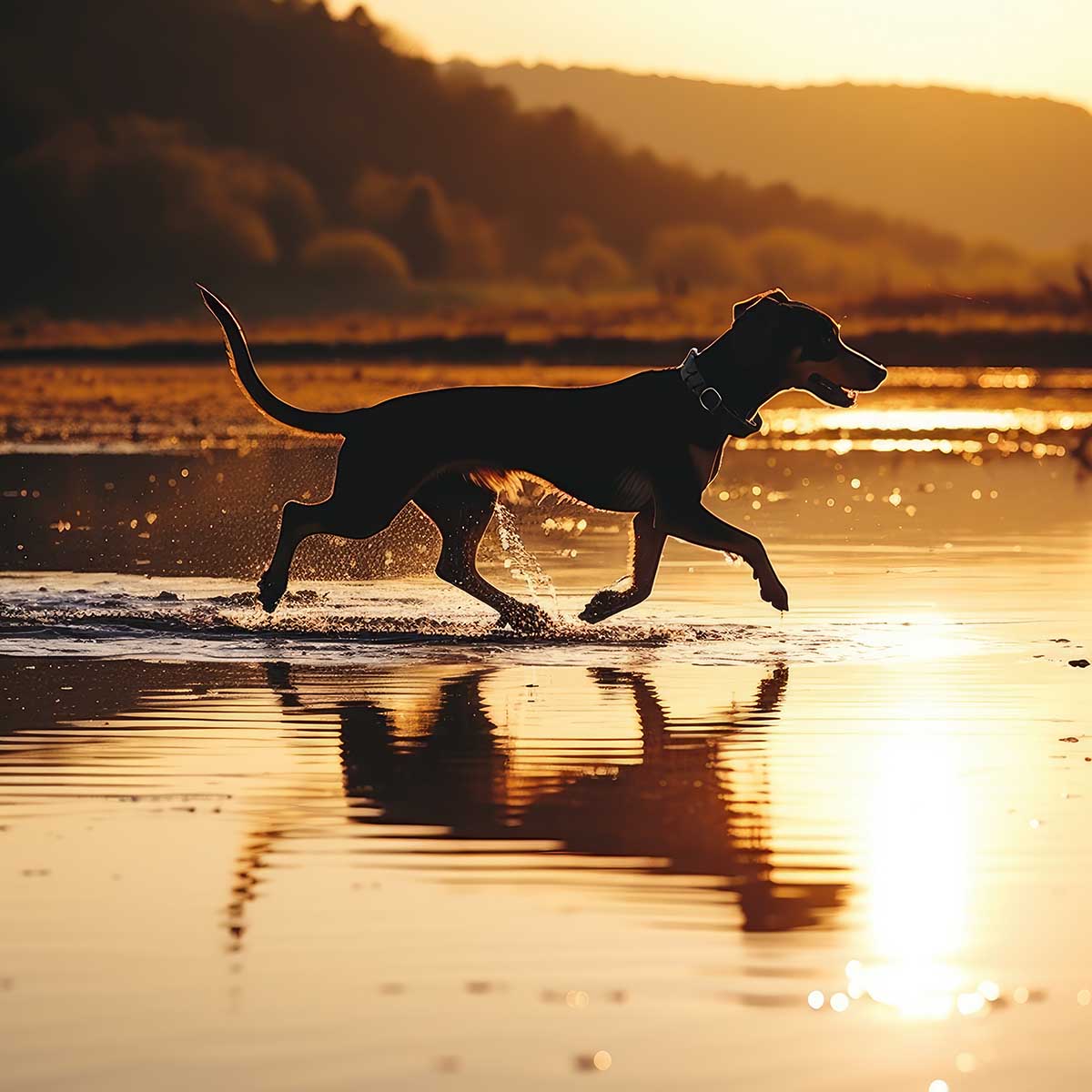 ラブラドール・レトリバー 犬 ドッグ 動物 波 サーフ ビーチ 走る ペット 夏 正方形ポスター 四角 デザイン ポスター スクエア ５センチ刻みでサイズ豊富 インテリア デザイン プリント 絵画 オフィス 住宅 店舗 お洒落 かっこいい【sq-poster-622】 12,012円