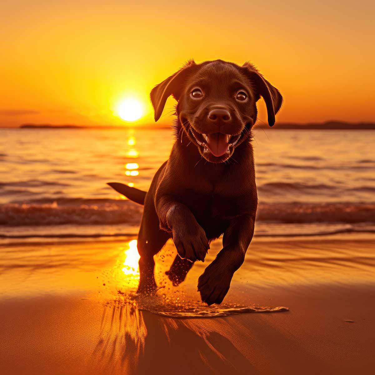 ドーベルマン 犬 ドッグ 動物 波 サーフ ビーチ 走る ペット 夏 正方形ポスター 四角 デザイン ポスター スクエア 5センチ刻みでサイズ豊富 インテリア デザイン プリント 絵画 オフィス 住宅 店舗 お洒落 かっこいい【sq-poster-627】|ファッションポスターEFPI