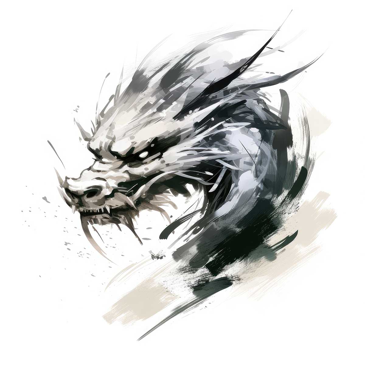 ドラゴン 辰年 龍 画 竜 竜神 正方形ポスター 干支 2024 縁起物 グッズ アイテム 竜神様 神龍 金運 幸福 四角 デザイン ポスター スクエア ５センチ刻みでサイズ豊富 インテリア デザイン プリント 絵画 オフィス 住宅 店舗 お洒落 かっこいい【sq-poster-788】｜ファッションポスターEFPI