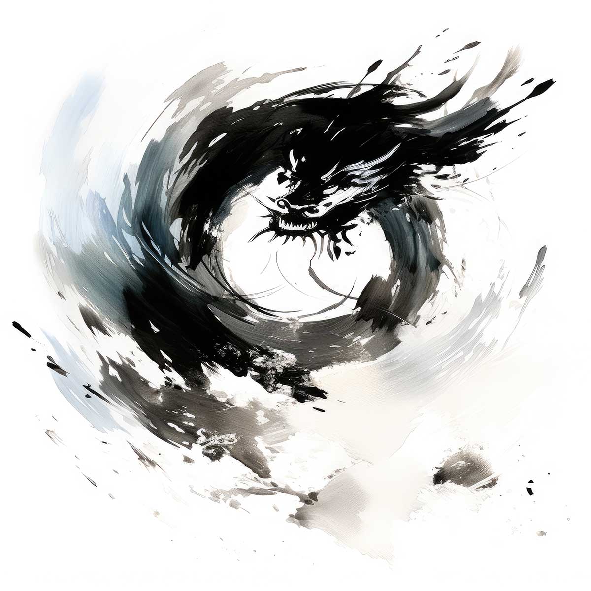 ドラゴン 辰年 龍 画 竜 竜神 正方形ポスター 干支 2024 縁起物 グッズ アイテム 竜神様 神龍 金運 幸福 四角 デザイン ポスター スクエア 5センチ刻みでサイズ豊富 インテリア デザイン プリント 絵画 オフィス 住宅 店舗 お洒落 かっこいい【sq-poster-796】|ファッションポスターEFPI