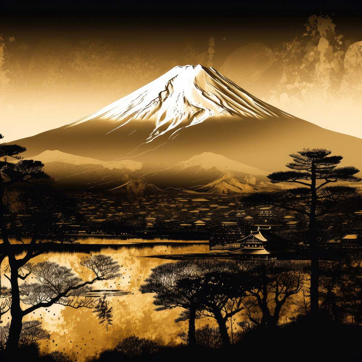 92 ●バウハウスポスター　選べるサイズ　富士山と鯉のポスター 日本製 Amazon.co.jp: 絵画風 壁紙ポスター （はがせるシール式） 天晴れの