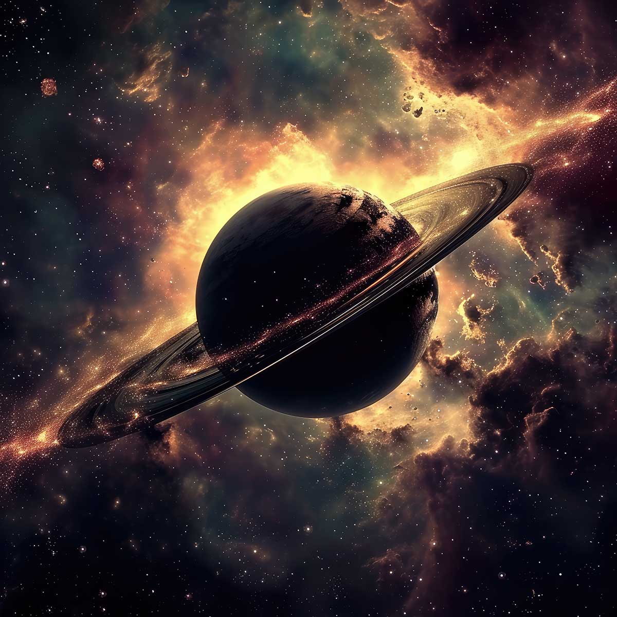 宇宙 コスモ 星 天体 スペース 正方形ポスター 四角 デザイン ポスター スクエア インテリア デザイン プリント 絵画 オフィス 教材 地球 惑星 銀河 衛星 学校【sq-poster-1743】