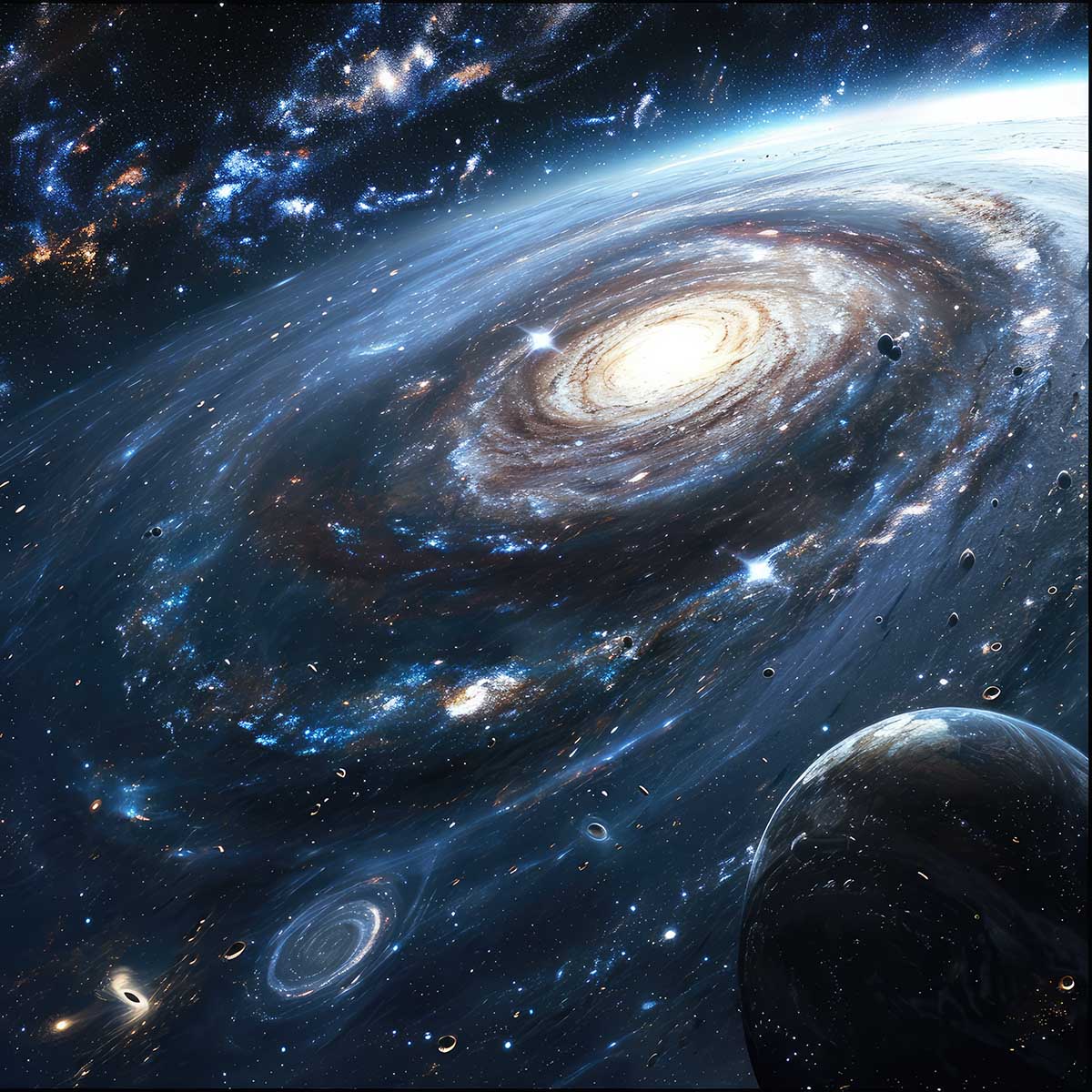 宇宙 コスモ 星 天体 スペース 正方形ポスター 四角 デザイン ポスター スクエア インテリア デザイン プリント 絵画 オフィス 教材 地球 惑星 銀河 衛星 学校【sq-poster-1794】
