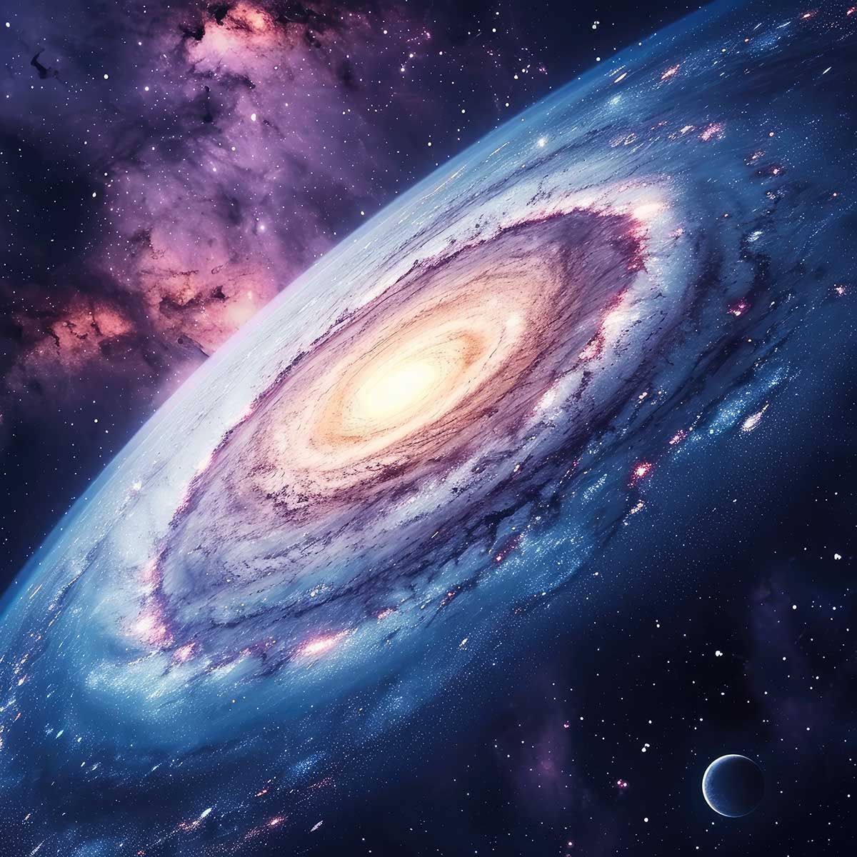 宇宙 コスモ 星 天体 スペース 正方形ポスター 四角 デザイン ポスター スクエア インテリア デザイン プリント 絵画 オフィス 教材 地球 惑星 銀河 衛星 学校【sq-poster-1818】｜ファッションポスターEFPI