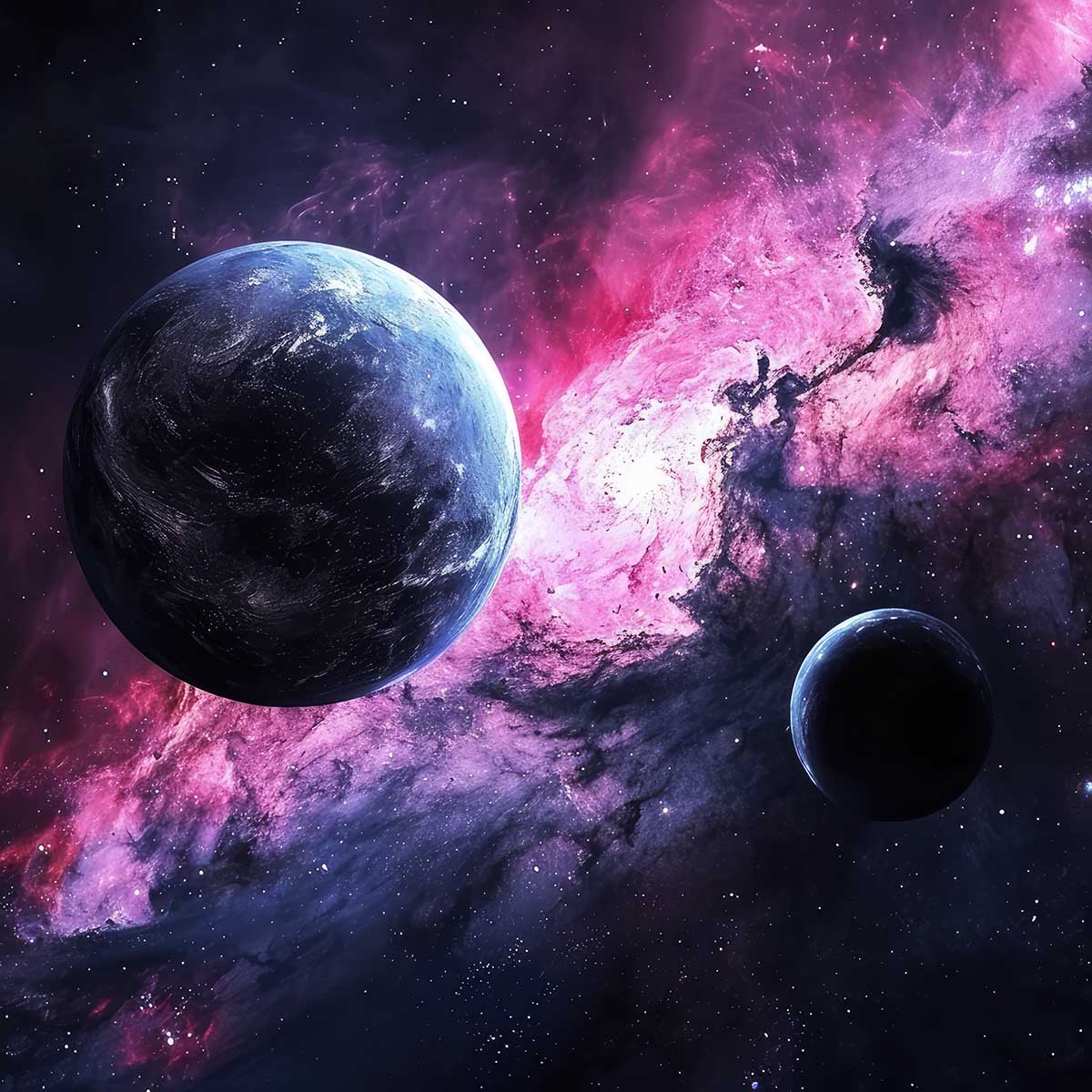 宇宙 コスモ 星 天体 スペース 正方形ポスター 四角 デザイン ポスター スクエア インテリア デザイン プリント 絵画 オフィス 教材 地球 惑星 銀河 衛星 学校【sq-poster-1850】|ファッションポスターEFPI