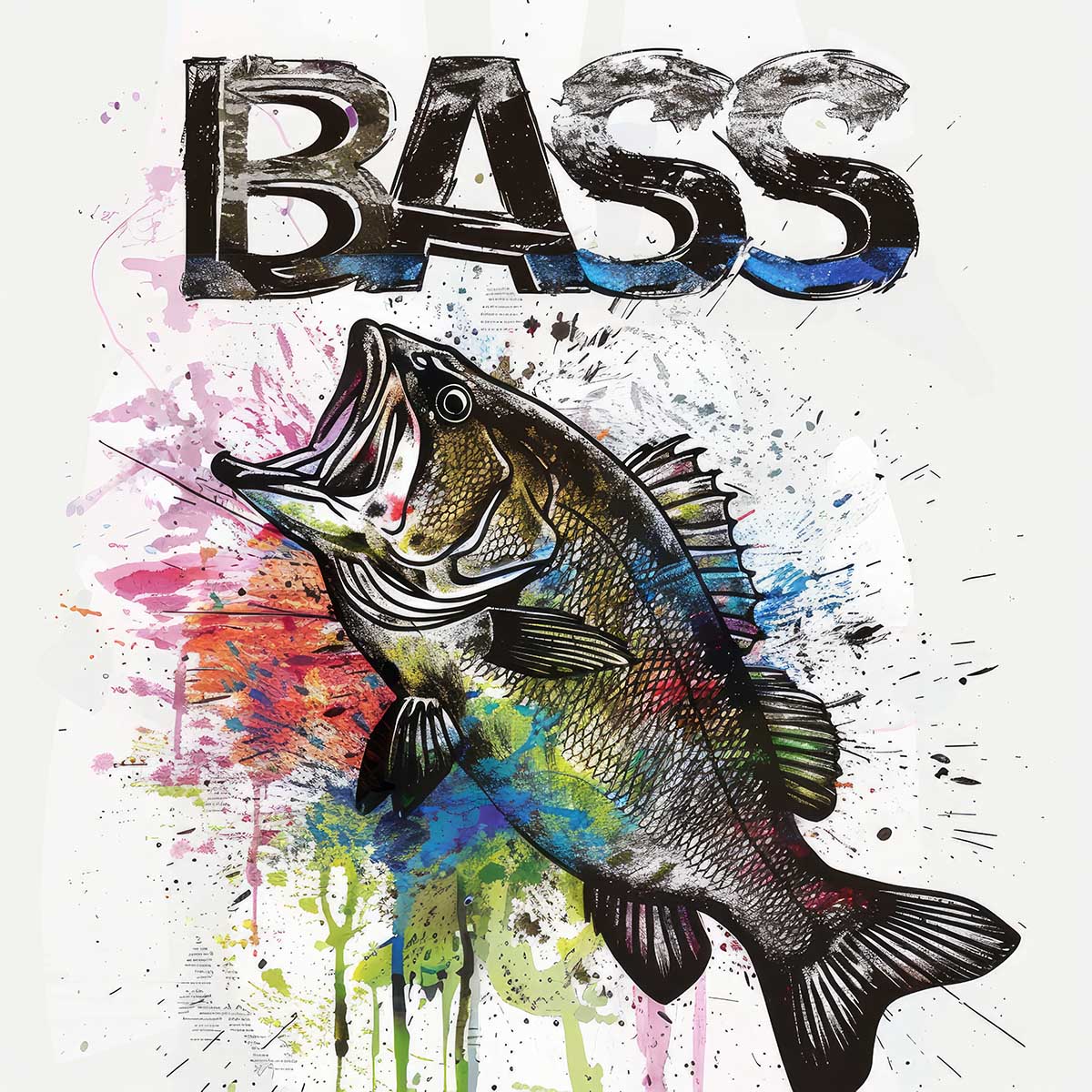 ブラックバス blackbass フィッシング 正方形ポスター ルアー 魚 釣り レトロ 趣味 水族館 動物 四角 デザイン ポスター スクエア インテリア デザイン プリント 絵画 オフィス 住宅 店舗 お洒落 かっこいい【sq-poster-1868】