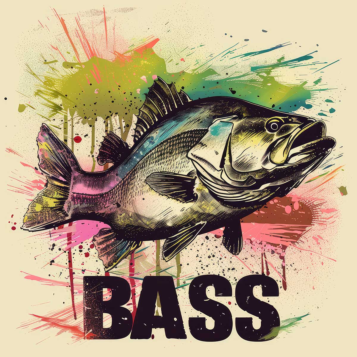 ブラックバス blackbass フィッシング 正方形ポスター ルアー 魚 釣り レトロ 趣味 水族館 動物 四角 デザイン ポスター スクエア インテリア デザイン プリント 絵画 オフィス 住宅 店舗 お洒落 かっこいい【sq-poster-1921】
