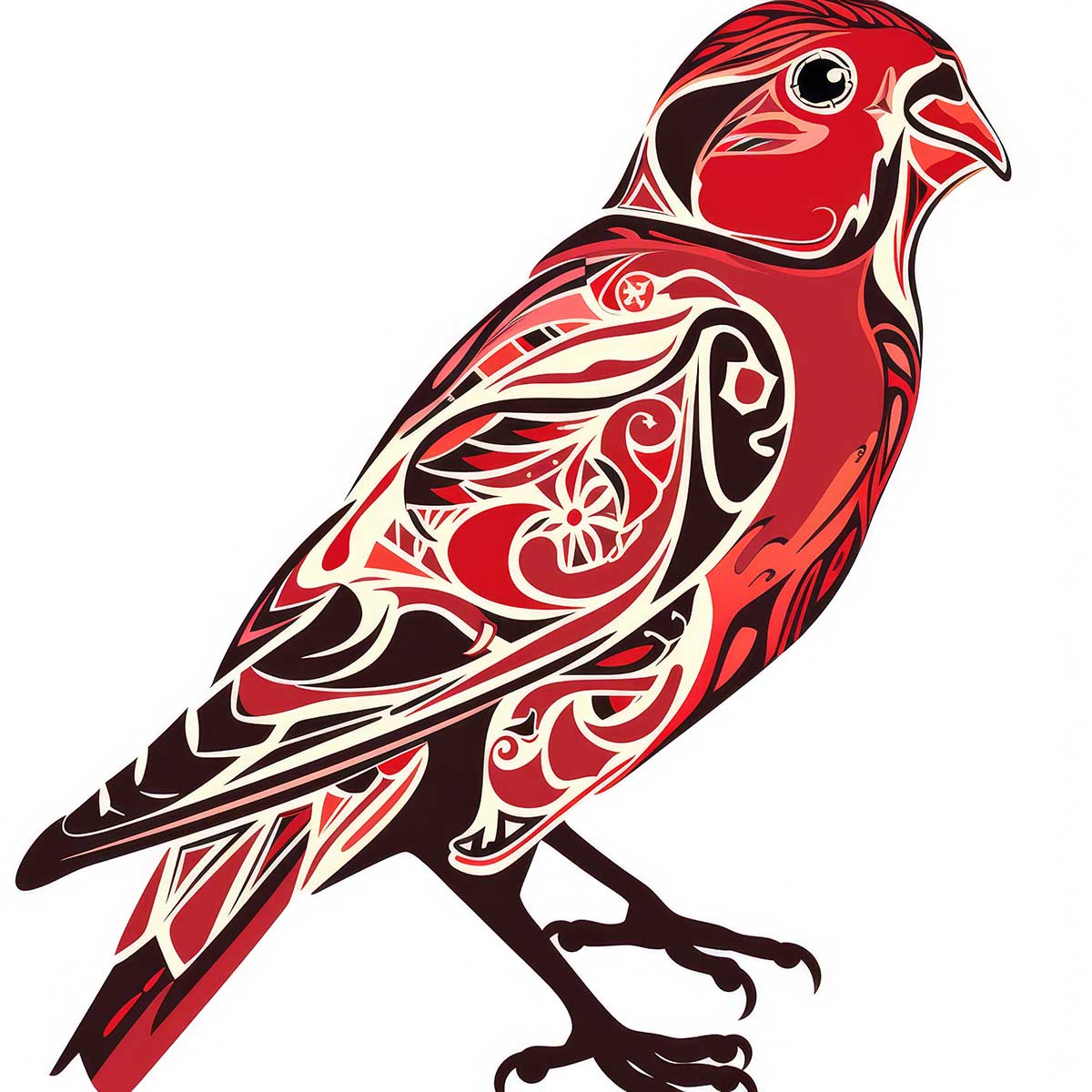 鳥 バード トライバル タトゥー 墨絵 白黒 モノクロ 版画 羽 フェザー 北欧 正方形ポスター 四角 デザイン ポスター スクエア インテリア デザイン プリント 店舗 お洒落 【sq-poster-2421】|ファッションポスターEFPI