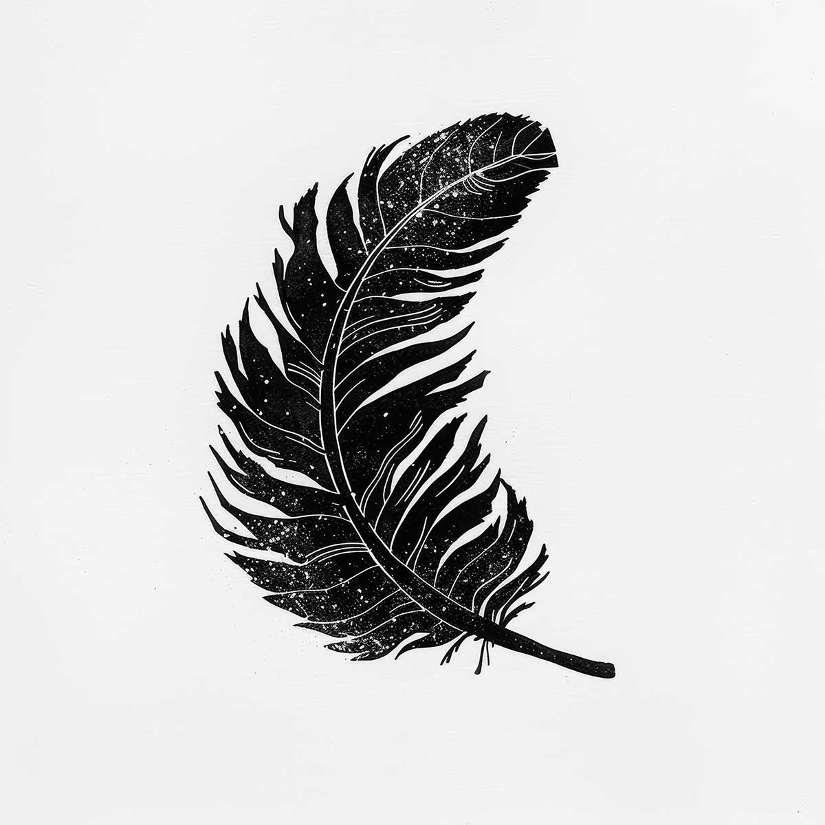 鳥 バード トライバル タトゥー 墨絵 白黒 モノクロ 版画 羽 フェザー 北欧 正方形ポスター 四角 デザイン ポスター スクエア インテリア デザイン プリント 店舗 お洒落 【sq-poster-2498】｜ファッションポスターEFPI
