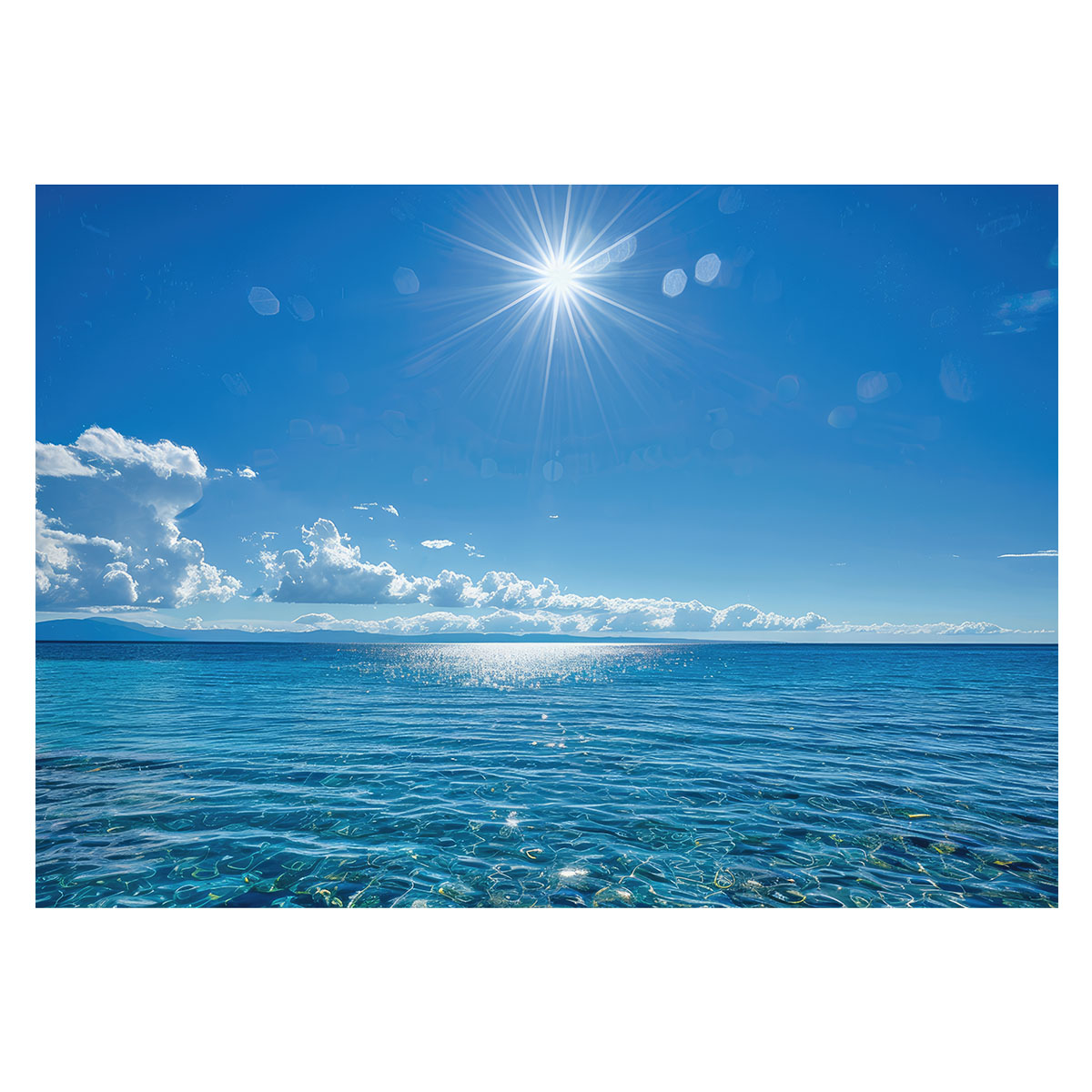 楽天市場】ブルーオーシャン 波 海 水平線 海系 サーフ ポスター 用紙