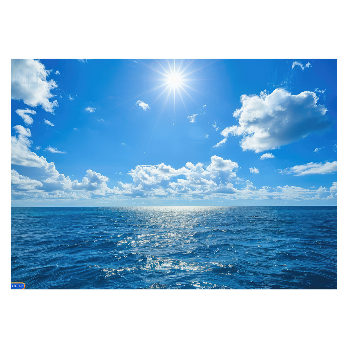 楽天市場】ブルーオーシャン 波 海 水平線 海系 サーフ ポスター 用紙
