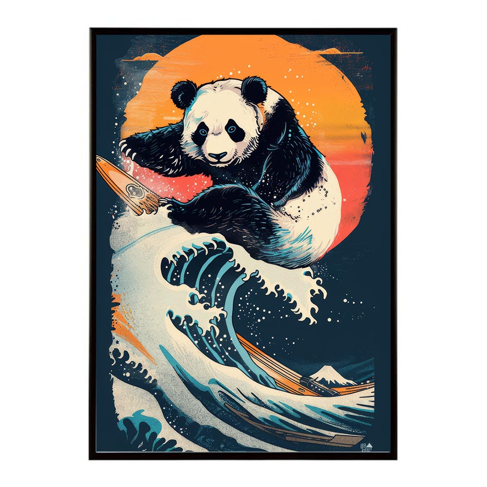 最終値下げいたします(^_^)タイルアートパンダ バンクシー BANKSY DESTROY PANDA パンダ デザインポスター