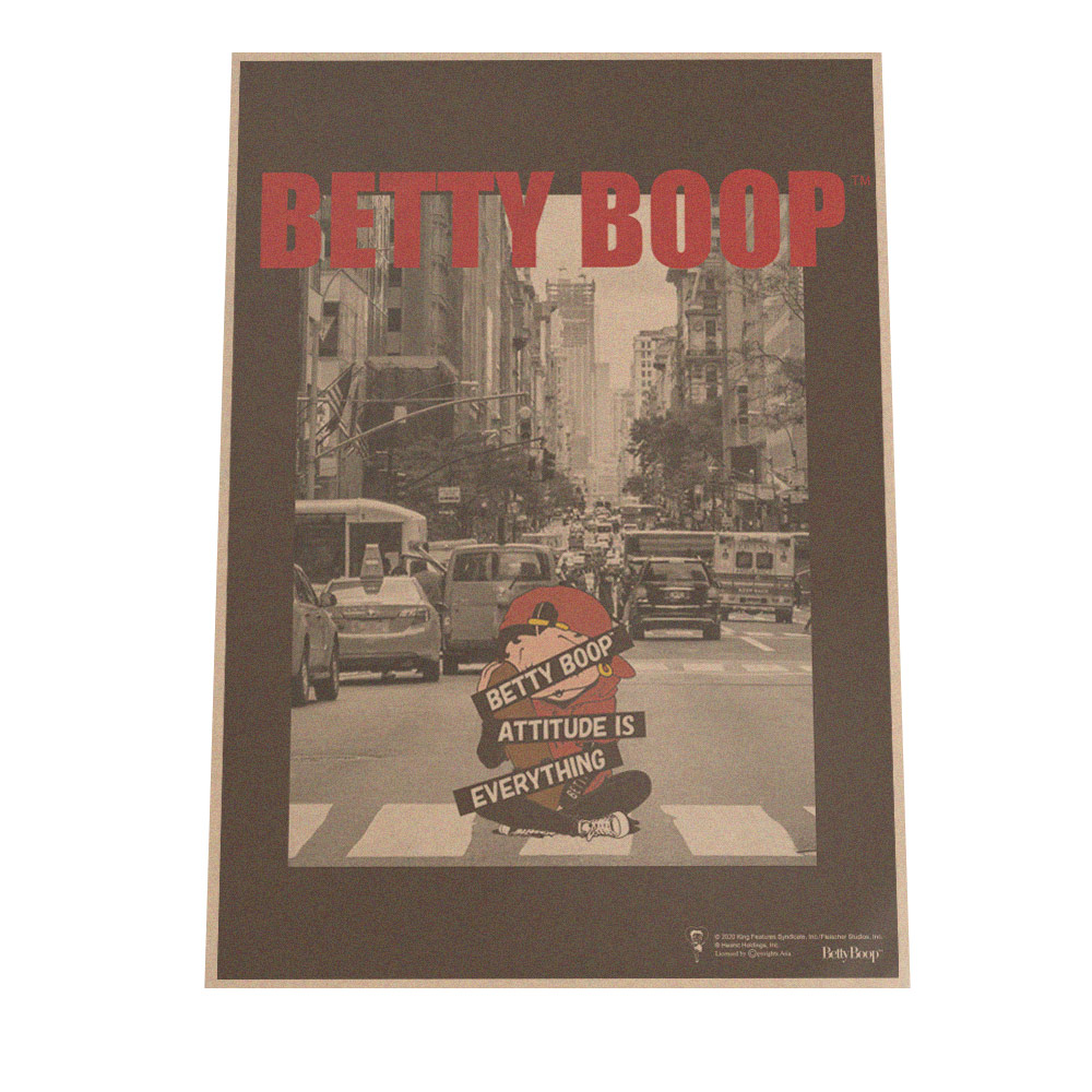 楽天市場 ポスター サイズ 約42x59cm 選べる用紙 大きさ Betty Boop ベティー ブープ 選べる用紙 大きさ 正規品 ベティーちゃん ポスター キャラクター アニメ 映画 アメリカ コミック 漫画 ベティ ダイナー ストリート ニューヨーク スケボー インテリア