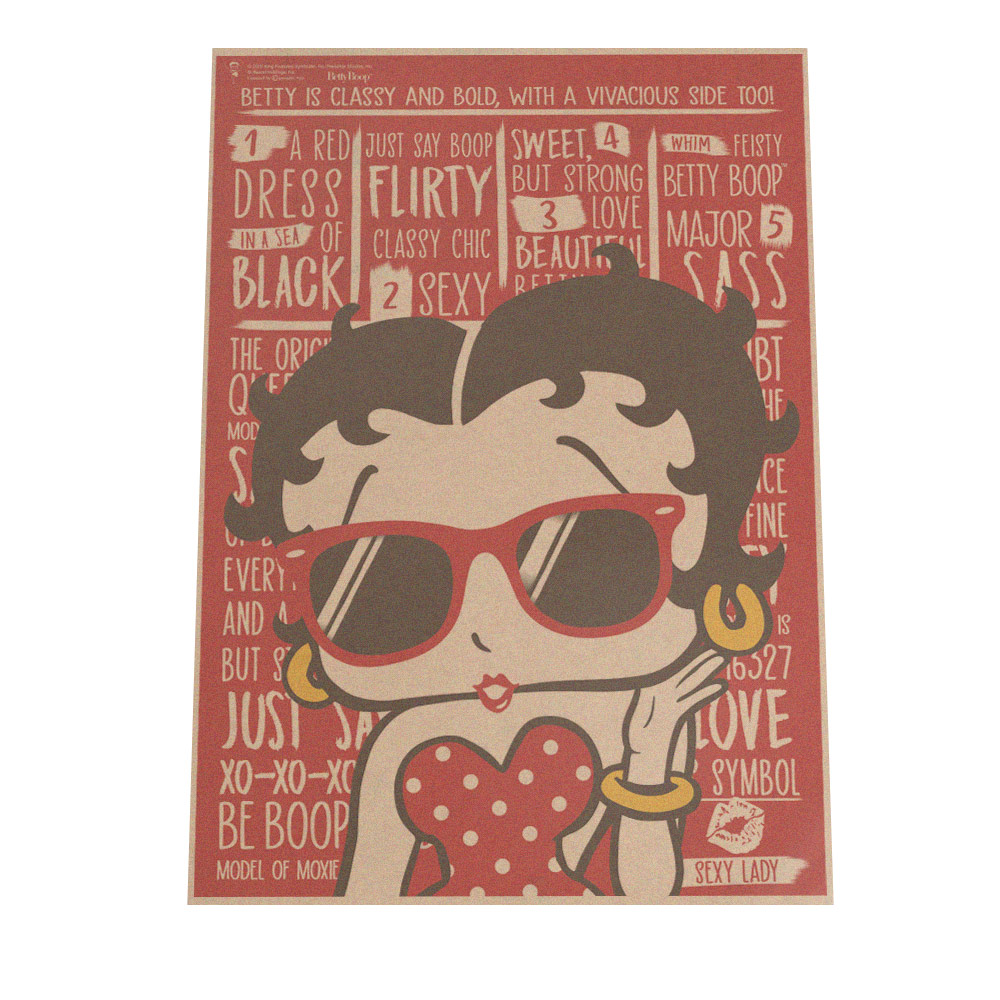 楽天市場 ポスター A1サイズ 約59x84cm 選べる用紙 大きさ Betty Boop ベティー ブープ 選べる用紙 大きさ 正規品 ベティーちゃん ポスター キャラクター アニメ 映画 アメリカ コミック 漫画 ベティ ダイナー 北欧 シンプル インテリア ファッションポスター