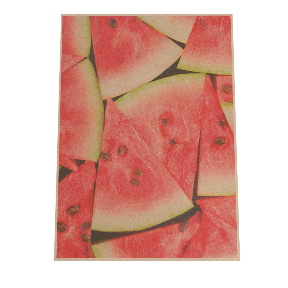 楽天市場 ポスター B2サイズ 約51x73cm 選べる用紙 大きさ インテリア オシャレ ファッション ポスター フォト かわいい 可愛い カワイイ アート 高画質 スイカ フルーツ 夏 川 海 サーフ ボタニカル 赤 緑 レッド グリーン インテリア ファッションポスター