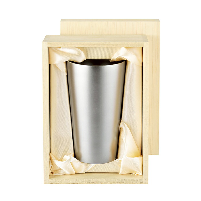 楽天市場】【本日ポイント5倍】チタン製 2重タンブラー 240ml 木箱入り