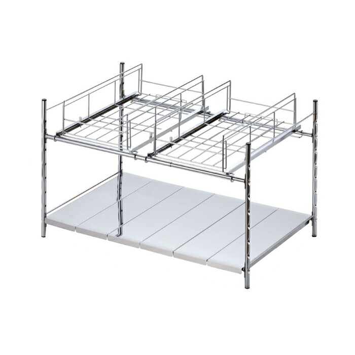 シンク下収納ラック 伸縮 2段 引き出し付き Rockridgefamilymed Com