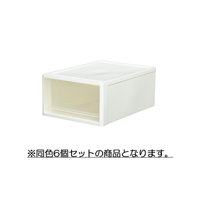 ＼p2倍!!クーポンあり☆サマーSALE開催中／ 押入れ収納ケース 6個セット プラスチック 引き出し クローゼット収納 衣装ケース 日本製 ※日時指定不可※｜インテリアショップM