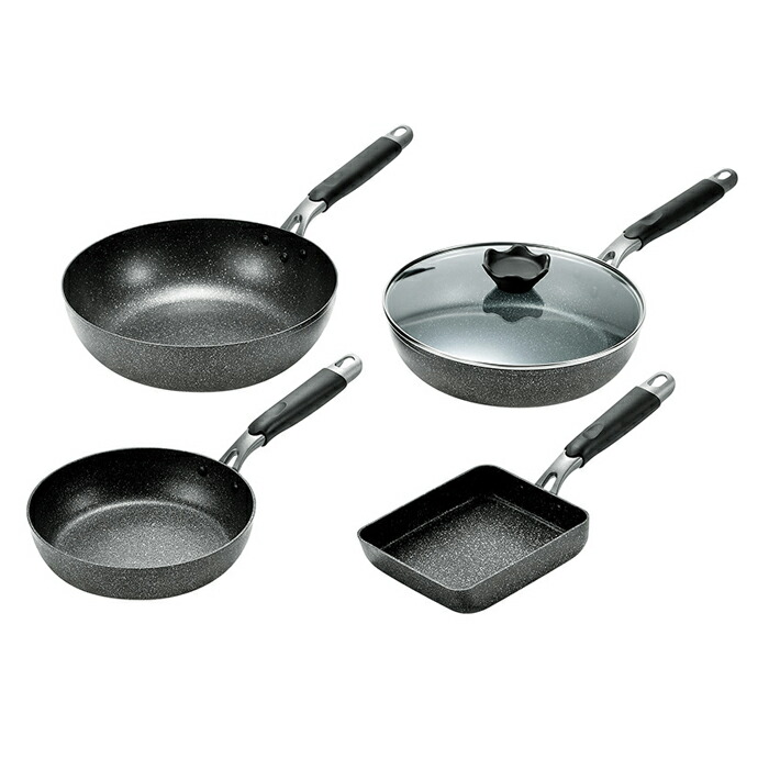 ＼土・日限定☆ポイント5倍／ フライパン 4点セット IH対応 ガス火対応 20cm 26cm 28cm 卵焼き器 フライパン セット 炒め鍋 フッ素加工 ガラス蓋付き 新生活