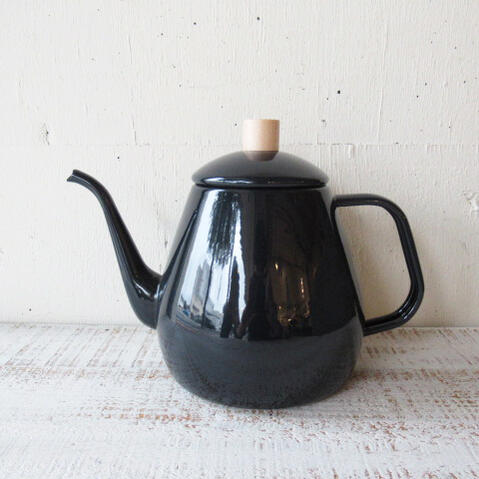 HEARTH DESIGN / HORO DRIP KETTLE 1.8L / NAVYハース 目論む / ホーロー ドリップ 湯わかし １．８Ｌ / ネイビーイ つやあり DK-02湯わかし/ポット/ホーローケトル/ほうろう/琺瑯/国産/日本製