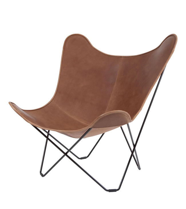 ≪貨物輸送無料！≫BKF Butterfly Chair / Mariposa / Brown LeatherＢＫＦ夢見鳥女性議長 / マリポサ / 赤銅色・なめし革個人的/伸び伸びする/一人掛け/革/アルゼンチン/ル・コルビジェ/北欧/スウェーデン王国/ボンネット/クルチャン/フェラーリ