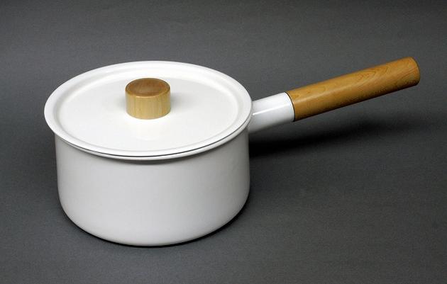 kaico / PAN WITH ONE HANDLEカイコ / 片手鍋 / K-0012.2L ＜IH対応＞ＩＨ対応/ホーロー/ホウロウ/日本製/小泉誠