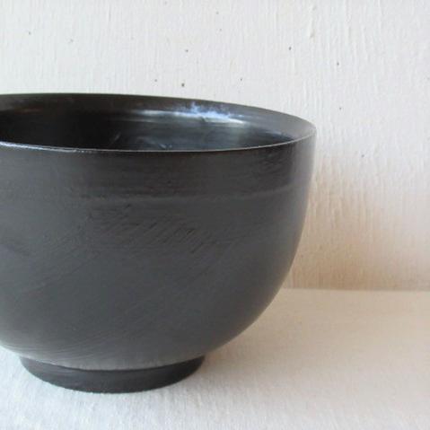渕布多用椀刷毛根来/刷毛曙山岸厚夫の漆の器お椀/汁椀/椀/お味噌汁椀/国産/日本製/漆/漆器/越前/うるし/漆塗り/シック/木製