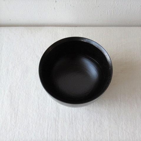 渕布多用椀刷毛根来/刷毛曙山岸厚夫の漆の器お椀/汁椀/椀/お味噌汁椀/国産/日本製/漆/漆器/越前/うるし/漆塗り/シック/木製