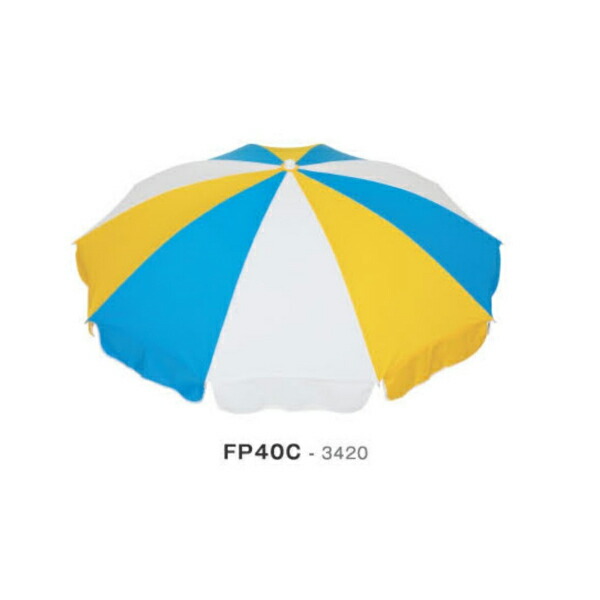 FUJI 耐風パラソル FP40W4 (ブリッツブルー) アクリル生地 受注生産品